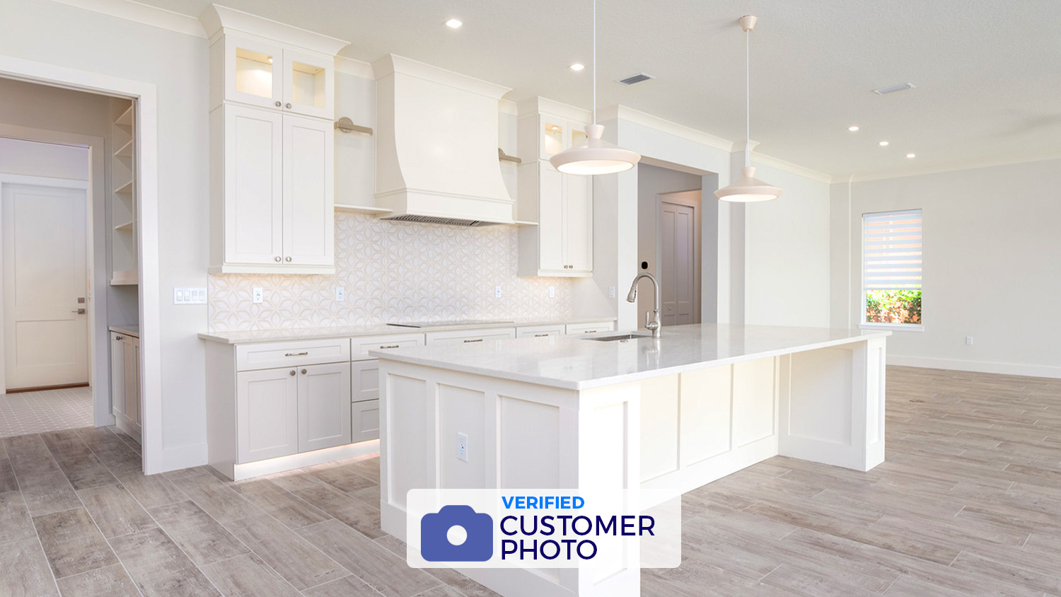 Antique White Shaker Assembled Cabinets | Shop online at Wholesale Cabinets