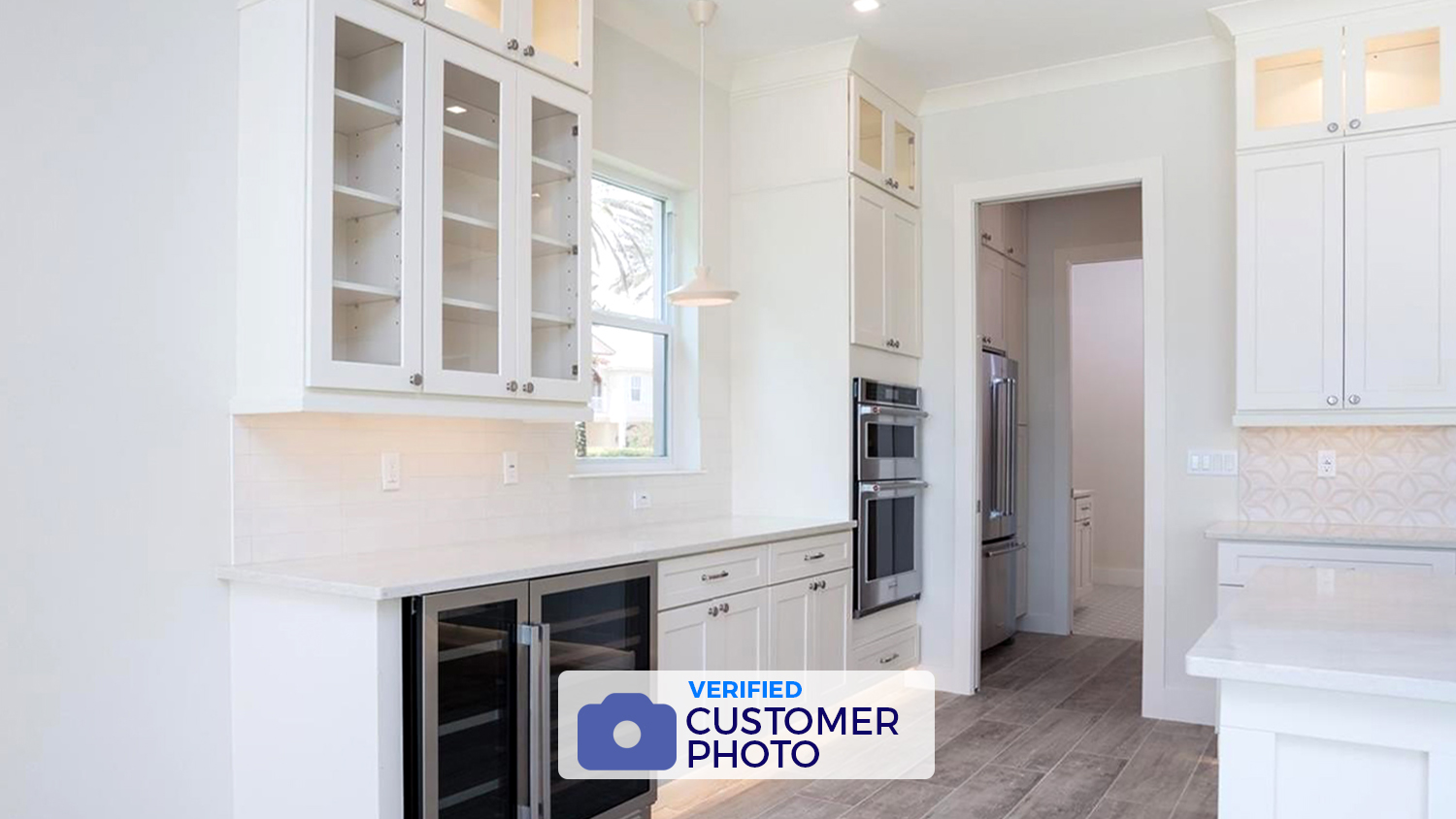 Antique White Shaker Assembled Cabinets | Shop online at Wholesale Cabinets - Used Kitchen Cabinets Online White Shaker