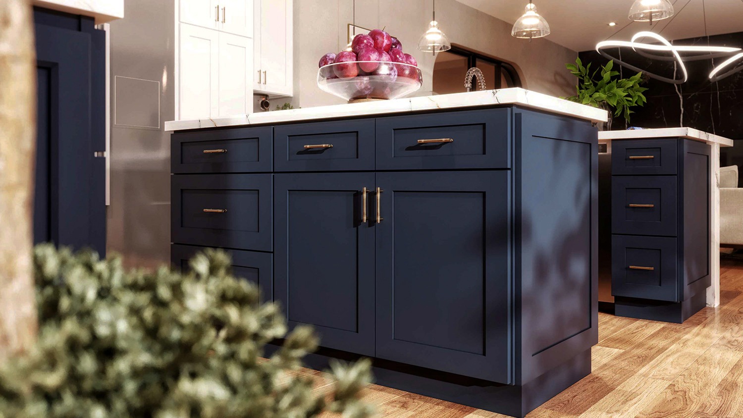 PROPAGANDA シングレット ビキニ セット XXL Navy Bayview Blue Shaker Assembled Cabinets | Shop online at Wholesale