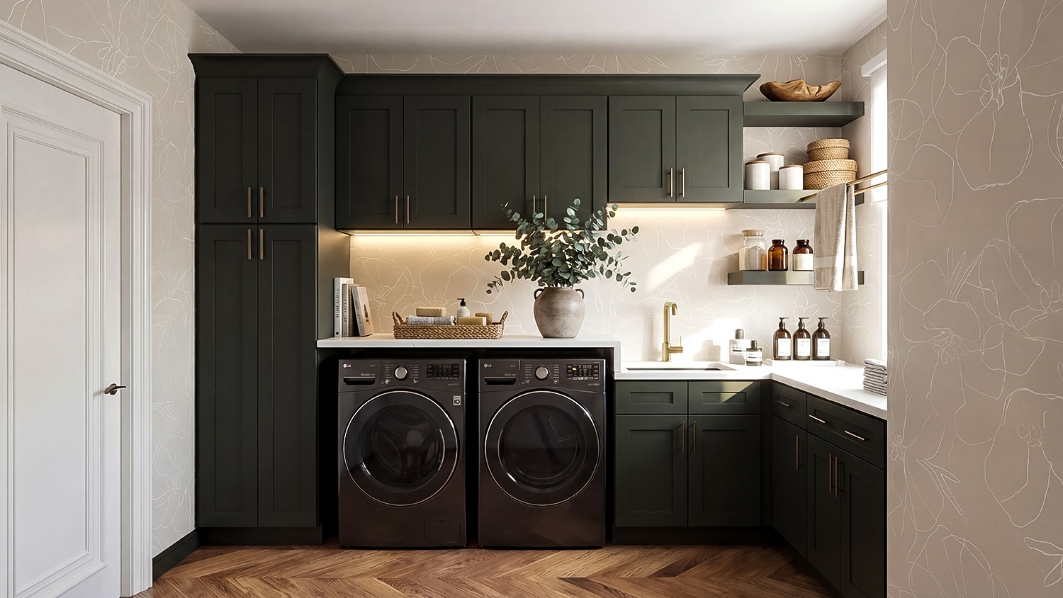 Bayview Green Shaker Cabinets | Shop online at Wholesale Cabinets