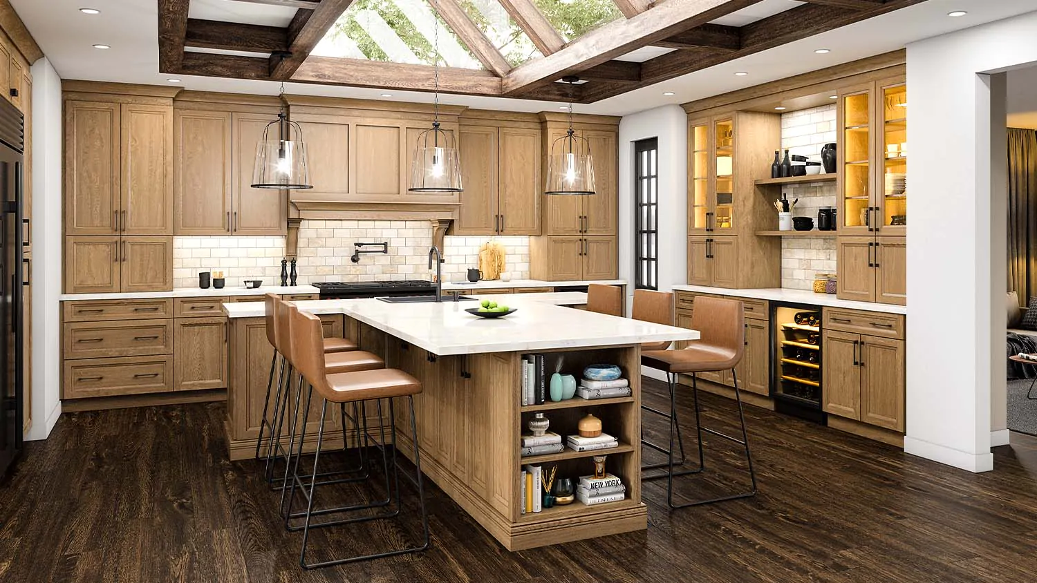 Majestic Light Wood RTA Kitchen Cabin...