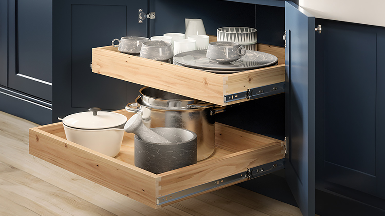 Navy Blue Shaker Shop online at Wholesale