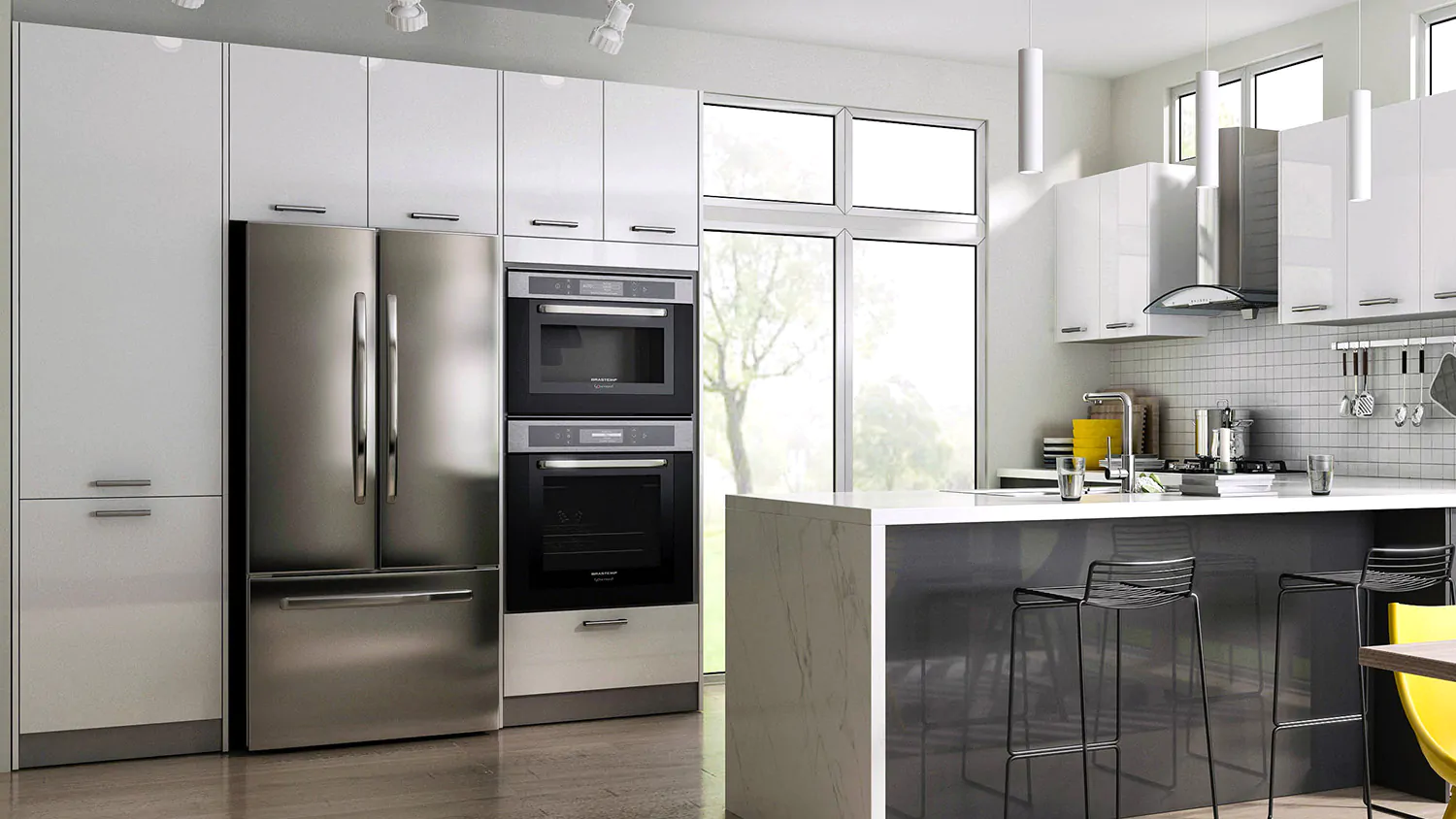 Verona Gloss White RTA Kitchen Cabine...