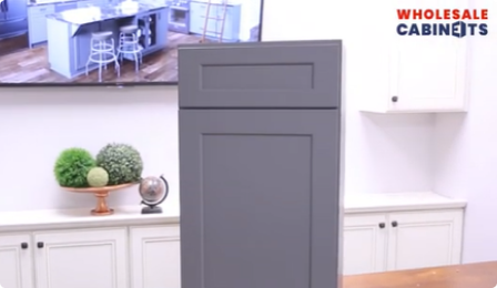 Kitchen cabinets getting assembled - click this image for our video library